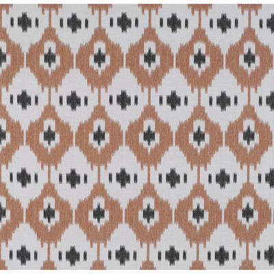 Gaston Y Daniela GDT5315.005.0 Panarea Drapery Fabric in Ladrillo/onyx /Multi/Rust/Black