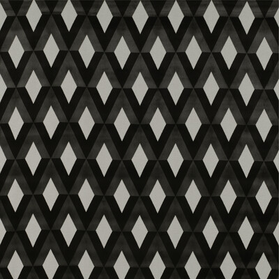 Gaston Y Daniela GDT5345.001.0 Siena Upholstery Fabric in Blanco/onyx/Black/Grey