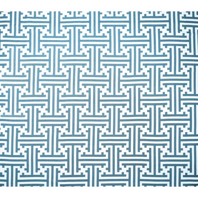 Gaston Y Daniela GDT5380.5.0 Clark Upholstery Fabric in Turquesa/White/Turquoise/Blue