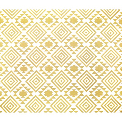 Gaston Y Daniela GDT5383.6.0 Ava Upholstery Fabric in Amarillo/White/Gold/Yellow
