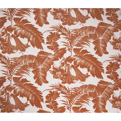 Gaston Y Daniela GDT5401.1.0 Plantation Multipurpose Fabric in Naranja /Orange/White
