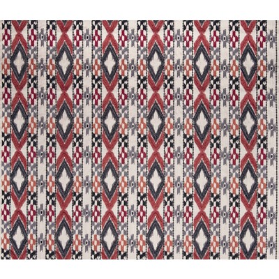 Gaston Y Daniela GDT5403.2.0 Queen Upholstery Fabric in Rojo/gris /Ivory/Red/Black