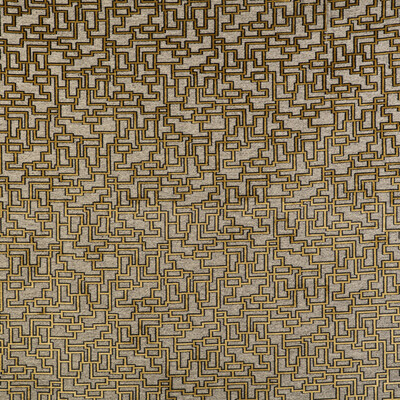 Gaston Y Daniela GDT5501.001.0 Laberinto Upholstery Fabric in Amarillo/Neutral/Camel/Charcoal