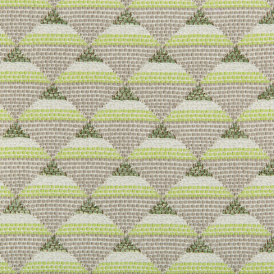 Gaston Y Daniela GDT5512.003.0 Piramides Upholstery Fabric in Verde/White/Light Grey/Celery