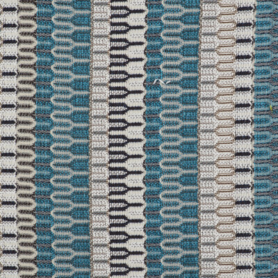 Gaston Y Daniela GDT5514.002.0 Costuras Upholstery Fabric in Azul/White/Blue/Indigo