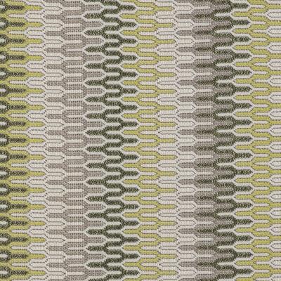 Gaston Y Daniela GDT5514.003.0 Costuras Upholstery Fabric in Verde/White/Green/Chartreuse