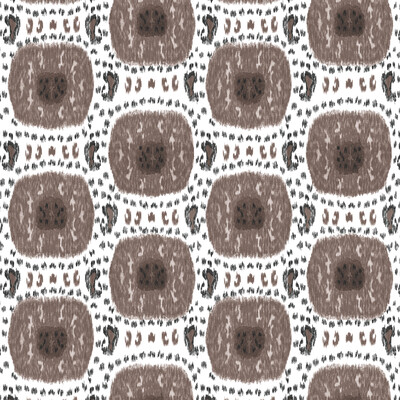 Gaston Y Daniela GDT5541.004.0 Gran Sol Multipurpose Fabric in Chocolate/Neutral/Brown/Black