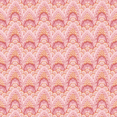 Gaston Y Daniela GDT5543.003.0 Ganges Multipurpose Fabric in Rosa/naranja/White/Pink/Orange