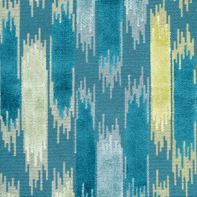 Gaston Y Daniela GDT5566.003.0 Aragon Upholstery Fabric in Oceano/lima/Teal/Blue/Green