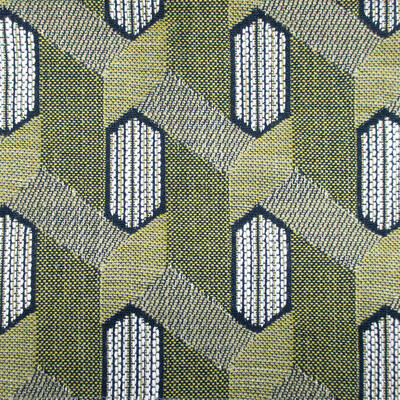Gaston Y Daniela GDT5568.002.0 Maya Upholstery Fabric in Verde/Green/Black/White