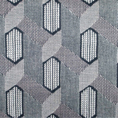 Gaston Y Daniela GDT5568.003.0 Maya Upholstery Fabric in Gris/Grey/Black/White