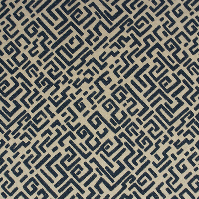 Gaston Y Daniela GDT5586.002.0 Escritura Upholstery Fabric in Ocre/black/Bronze/Black