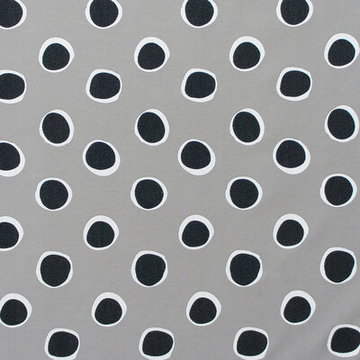 Gaston Y Daniela GDT5587.002.0 Solis Drapery Fabric in Fondo Gris/White/Grey/Black