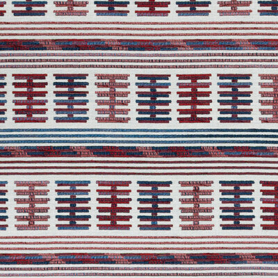 Gaston Y Daniela GDT5657.003.0 Toro Sentado Upholstery Fabric in Azul/rojo/Blue/Red