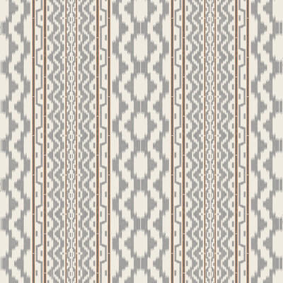 Gaston Y Daniela GDT5682.002.0 Cala Murada Drapery Fabric in Gris Naranja/Grey
