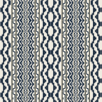 Gaston Y Daniela GDT5682.003.0 Cala Murada Drapery Fabric in Navy/Dark Blue/Blue