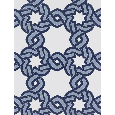 Gaston Y Daniela GDW5254.003.0 Tio Juan Wallcovering Fabric in Azul/Indigo/Blue
