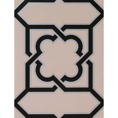 Gaston Y Daniela GDW5257.002.0 Martin Wallcovering Fabric in Rosa/onyx/Multi/Pink/Black