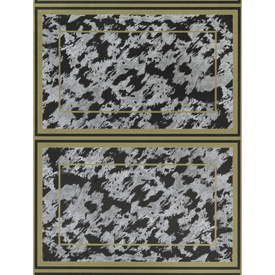 Gaston Y Daniela GDW5258.003.0 Vetusta Wallcovering Fabric in Plata/Multi/Silver/Black