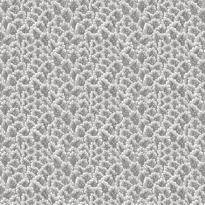 Gaston Y Daniela GDW5437.004.0 Secret Garden Wallcovering Fabric in Gris/Black/Grey/Light Grey