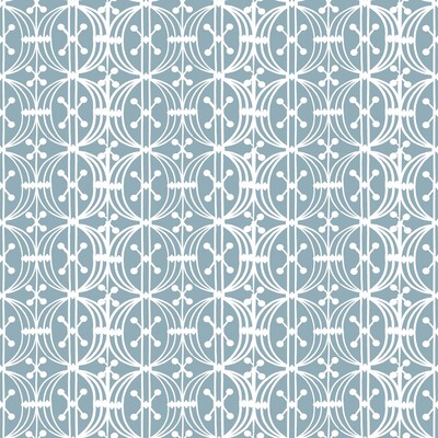 Gaston Y Daniela GDW5438.003.0 Carrusel Wallcovering Fabric in Azul Plomo/White/Blue