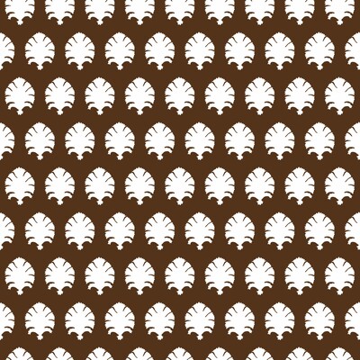 Gaston Y Daniela GDW5440.004.0 Stamp Wallcovering Fabric in Chocolate/Brown/White