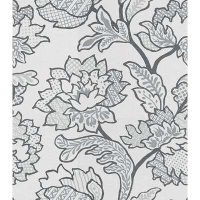 Kravet Basics GEOFLORAL.11.0 Geo Floral Multipurpose Fabric in Grey , Light Grey , Platinum