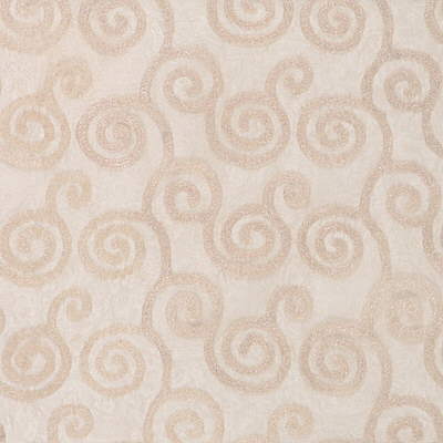 Lee Jofa Modern GWF-2533.1.0 Filigree Sheer Drapery Fabric in Cream/Beige
