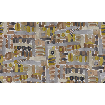 Lee Jofa Modern GWF-2595.411.0 Moriyama Multipurpose Fabric in Granite/White/Grey/Yellow