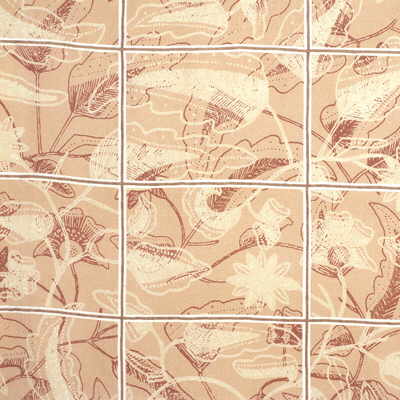 Lee Jofa Modern GWF-2759.612.0 Batik Panel Multipurpose Fabric in Clay/Orange/Yellow/Brown