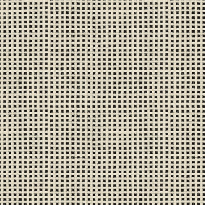 Groundworks GWF-2808.18.0 Kumano Weave Upholstery Fabric in Ivory/onyx/Ivory/Black