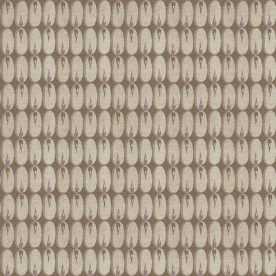 Lee Jofa Modern GWF-2924.10.0 Oval Flame Upholstery Fabric in Lilac/Beige/White/Purple