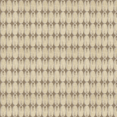 Lee Jofa Modern GWF-2924.116.0 Oval Flame Upholstery Fabric in White/Beige