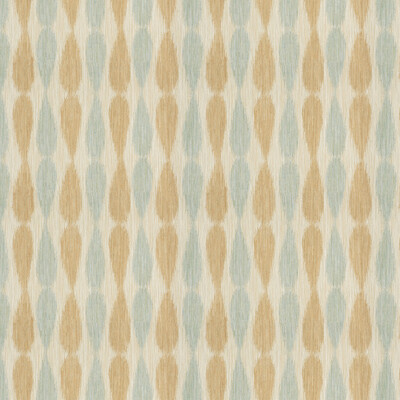 Lee Jofa Modern GWF-2927.13.0 Ikat Drops Upholstery Fabric in Aqua/White/Beige/Light Blue