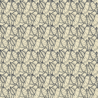 Lee Jofa Modern GWF-2929.50.0 Fall Multipurpose Fabric in Midnight/Beige/Blue