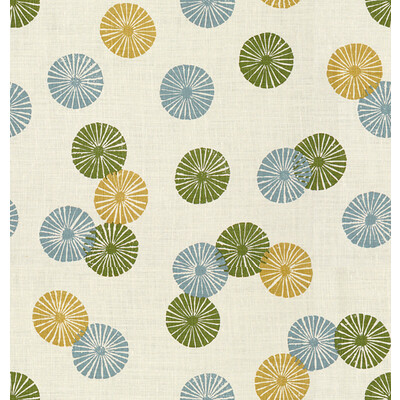 Lee Jofa Modern GWF-3004.315.0 Kasa Multipurpose Fabric in Sage Green/Multi/Green/Blue