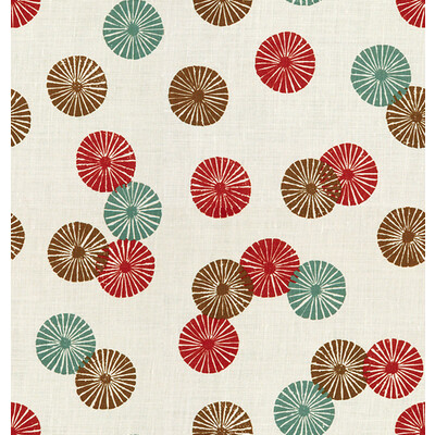 Lee Jofa Modern GWF-3004.963.0 Kasa Multipurpose Fabric in Indian Red/Multi/Burgundy/red/Green