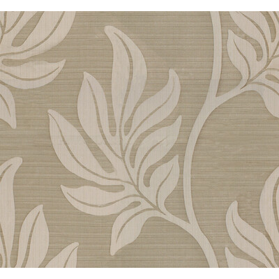 Lee Jofa Modern GWF-3038.16.0 Leaf Strie Upholstery Fabric in Beige/White