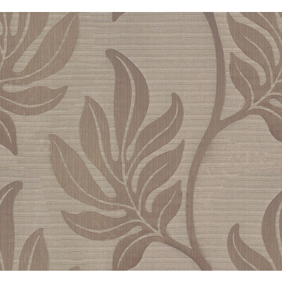 Lee Jofa Modern GWF-3038.611.0 Leaf Strie Upholstery Fabric in Taupe/Beige/Brown