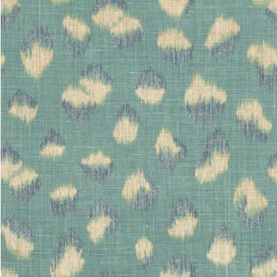 Lee Jofa Modern GWF-3106.313.0 Feline Multipurpose Fabric in Lake/slate/Light Green/Blue/White