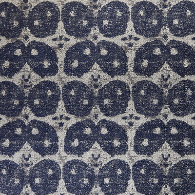 Lee Jofa Modern GWF-3201.50.0 Panarea Upholstery Fabric in Midnight Blue/Blue/Beige