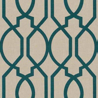 Lee Jofa Modern GWF-3308.350.0 Gazebo Multipurpose Fabric in Teal/Green/Beige