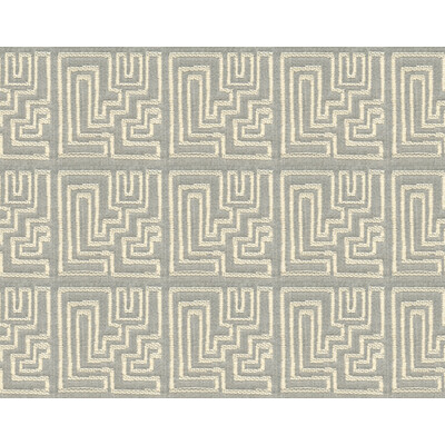 Groundworks GWF-3420.11.0 Miramar Upholstery Fabric in Pyrite/Grey/Silver