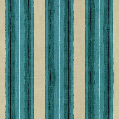 Groundworks GWF-3426.55.0 Shoreline Multipurpose Fabric in Pacific/Blue/Light Blue/Beige