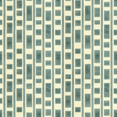 Lee Jofa Modern GWF-3514.13.0 Resolution Upholstery Fabric in Aqua/Slate/Turquoise/Beige