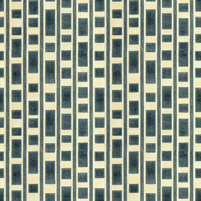 Lee Jofa Modern GWF-3514.5.0 Resolution Upholstery Fabric in Blue/Beige