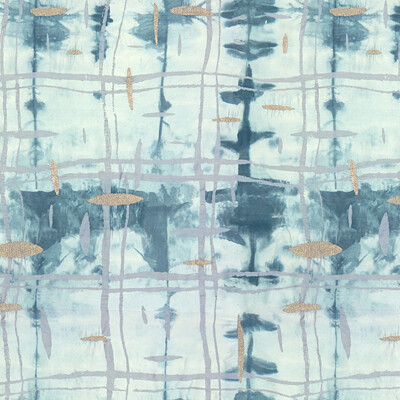 Lee Jofa Modern GWF-3516.511.0 Crossroads Multipurpose Fabric in Slate Blue/Indigo/Grey