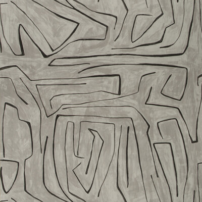 Lee Jofa Modern GWF-3530.118.0 Graffito Multipurpose Fabric in Graphite/Charcoal/Grey