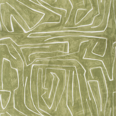 Groundworks GWF-3530.123.0 Graffito Multipurpose Fabric in Fern/Green/Olive Green
