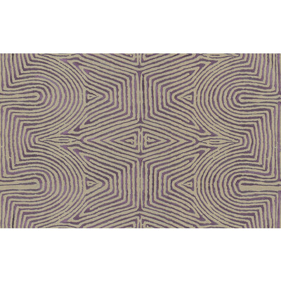Groundworks GWF-3708.1610.0 Julia Emb Multipurpose Fabric in Flax/mauve/Lavender